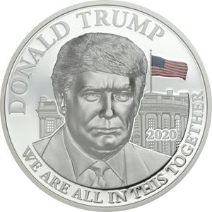 Cameroon / Silver Ounce 2020 Donald Trump - All Together - reverse photo