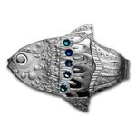 Silver Two Ounces 2018 Make A Wish Fish: Photo Coin, Cameroon, Silver Two Ounces 2018 Make A Wish Fish / thumbnail