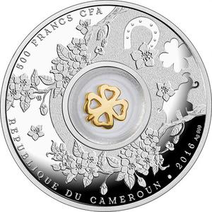 Cameroon / Five Hundred Francs 2016 Good Luck - Clover - obverse photo