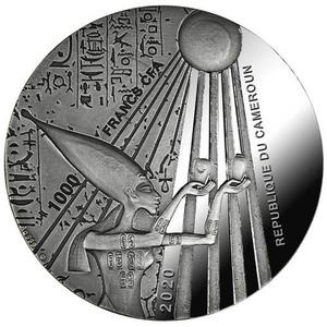 Cameroon / Silver Ounce 2020 Egyptian Ankh - obverse photo