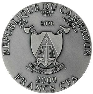 Cameroon / Silver Two Ounces 2020 Laocoon Group - obverse photo