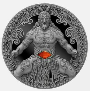 Cameroon / Silver Two Ounces 2020 World Cultures - Haka - reverse photo
