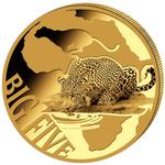 Gold Ounce 2017 Big Five - Leopard: Photo Coin, Cameroon, Gold Ounce 2016 Big Five - Leopard / thumbnail