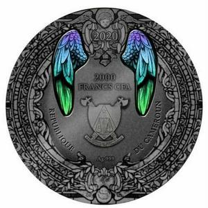 Cameroon / Silver Two Ounces 2020 Archangel Gabriel - obverse photo
