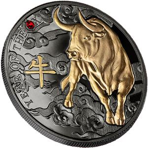 Cameroon / Silver Ten Grams 2021 Year of the Ox - obverse photo