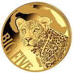 Gold Ounce 2017 Big Five - Leopard: Photo Coin, Cameroon, Gold Ounce 2016 Big Five - Leopard / thumbnail