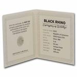Silver Two Ounces 2023 Black Rhino: Photo Coin, Cameroon, Silver Two Ounces 2023 Black Rhino / thumbnail