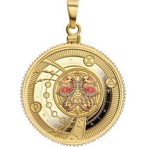 Cameroon / Five Hundred Francs Gold 2018 Gemini - reverse photo