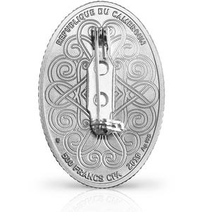 Cameroon / Five Hundred Francs 2018 Royal Brooch - obverse photo