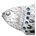 Silver Two Ounces 2018 Make A Wish Fish: Photo Coin, Cameroon, Silver Two Ounces 2018 Make A Wish Fish / thumbnail