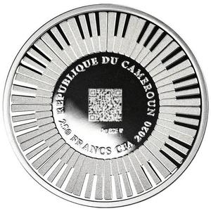 Cameroon / Silver Ounce 2020 Beethoven - obverse photo