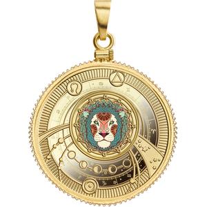 Cameroon / Five Hundred Francs Gold 2018 Leo - reverse photo