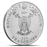 Five Hundred Francs Silver 2024 NGC 1097 Galaxy: Photo Coin, Cameroon, Five Hundred Francs Silver 2024 NGC 1097 Galaxy / thumbnail