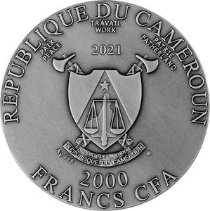 Cameroon / Silver Two Ounces 2021 Good - obverse photo
