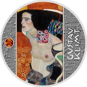 Cameroon / Five Hundred Francs Silver 2020 Gustav Klimt - Judith II - reverse photo