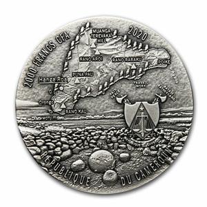 Cameroon / Silver Two Ounces 2020 Easter island - Rapa Nui - obverse photo