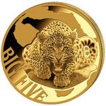 Gold Ounce 2017 Big Five - Leopard: Photo Coin, Cameroon, Gold Ounce 2016 Big Five - Leopard / thumbnail