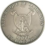 Cameroon / One Thousand Francs Silver 2011 Forever Love / Antique Finish - obverse photo
