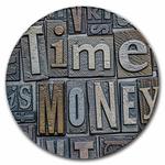 Silver Two Ounces 2023 Time is Money: Photo Coin, Cameroon, Silver Two Ounces 2023 Time is Money / thumbnail