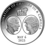 Cameroon / Silver Ounce 2023 King Charles III Coronation - reverse photo