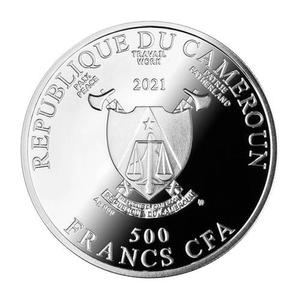 Cameroon / Silver Ten Grams 2021 Love is in the Air - obverse photo