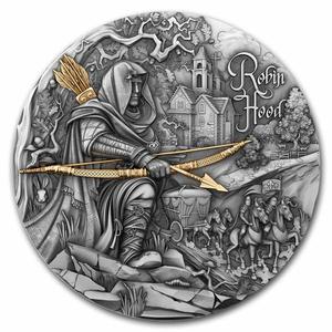 Cameroon / Silver Two Ounces 2024 Robin Hood - reverse photo