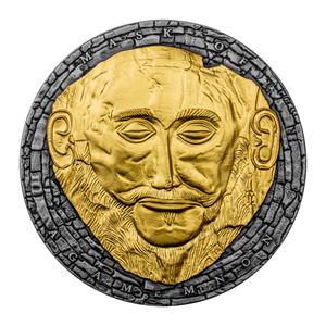 Cameroon / Silver Three Ounces 2021 Mask of Agamemnon - reverse photo