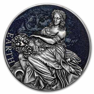 Cameroon / Silver Two Ounces 2022 Earth - reverse photo