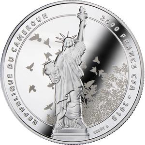Cameroon / Two Ounces Silver 2018 Be Free - obverse photo