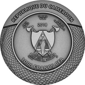 Cameroon / Silver Ounce 2018 Clade Mortis - obverse photo