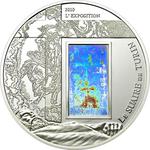 One Thousand Francs 2010 Shroud of Turin: Photo Coin, Cameroon, One Thousand Francs 2010 Shroud of Turin / thumbnail