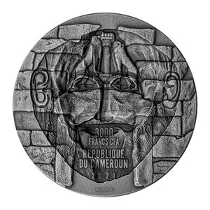 Cameroon / Silver Three Ounces 2021 Mask of Agamemnon - obverse photo