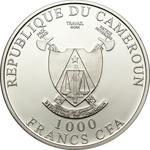 One Thousand Francs Silver 2011 Butterflies in 3D: Photo Coin, Cameroon, One Thousand Francs Silver 2011 Butterflies in 3D / thumbnail