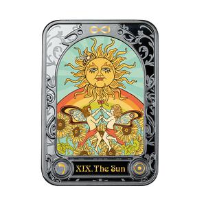 Cameroon / Silver Ounce 2022 Tarot - The Sun - reverse photo