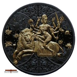 Cameroon / Silver Ounce 2023 Hindu Goddess - Durga - reverse photo
