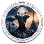 Silver Ounce 2025 Alien Face and Homeworld: Photo Coin, Cameroon, Silver Ounce 2025 Alien Face and Homeworld / thumbnail