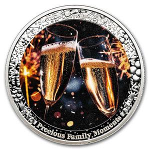 Cameroon / Silver Ounce 2025 Precious Family Moments - New Year - reverse photo