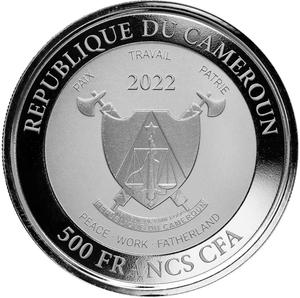 Cameroon / Silver Ounce 2022 Mandrill - obverse photo