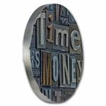 Silver Two Ounces 2023 Time is Money: Photo Coin, Cameroon, Silver Two Ounces 2023 Time is Money / thumbnail
