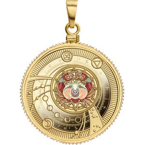 Cameroon / Five Hundred Francs Gold 2018 Cancer - reverse photo