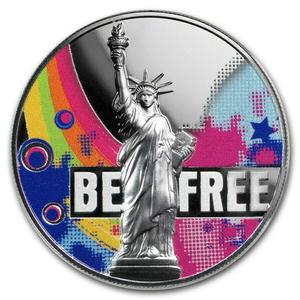 Cameroon / Silver Two Ounces 2018 Be Free - reverse photo