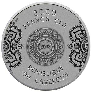 Cameroon / Silver Two Ounces 2019 Mandala - obverse photo
