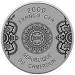 Silver Two Ounces 2019 Mandala: Photo Coin, Cameroon, Two Ounces Silver 2019 Mandala / thumbnail