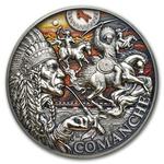 Silver Two Ounces 2024 Comanche: Photo Coin, Cameroon, Silver Two Ounces 2024 Tribal Spirit - Comanche / thumbnail