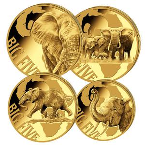 Cameroon / Gold Ounce 2018 Big Five - Elephant - reverse photo
