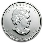 Silver Ounce 2012 Maple Leaf: Photo Coin, Canada, Silver Ounce 2012 Maple Leaf / thumbnail