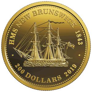 Canada / Gold Ounce 2019 HMS New Brunswick - reverse photo