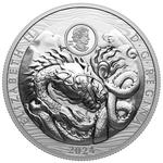 Silver One Hundred Grams 2024 Year of the Dragon: Photo Coin, Canada, Silver One Hundred Grams 2024 Year of the Dragon / thumbnail