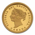 Gold Twenty-fifth-Ounce 2020 Dominion of Canada: Photo Coin, Canada, Gold Twenty-fifth-Ounce 2020 Dominion of Canada / thumbnail