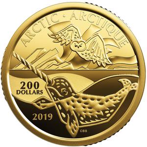 Canada / Gold Ounce 2019 The Arctic - reverse photo